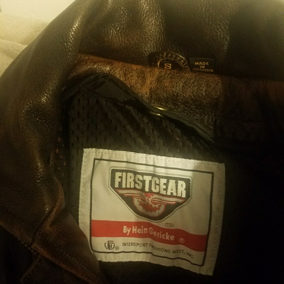 Firstgear Leather Jacket - Picture 4 of 5